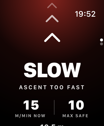 SLOW ascent-rate takeover