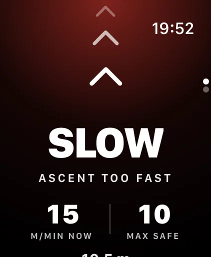 SLOW ascent-rate takeover